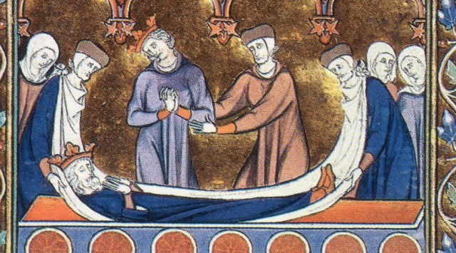 King David funeral from wikipedia