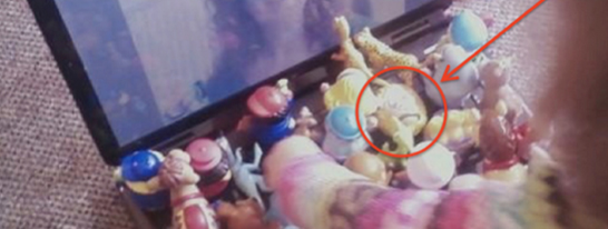 Baby Jesus on the Laptop